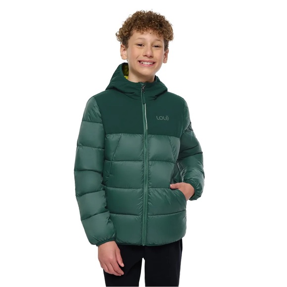 Lole Other - Kids Hooded Puffer Jacket - Dark Green